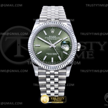 GM공장 롤렉스 데이저스트 36 그린다이얼 2824 DJ 36mm Jub Flt 904L SS/SS Green/Stk GMF Asia 2824
