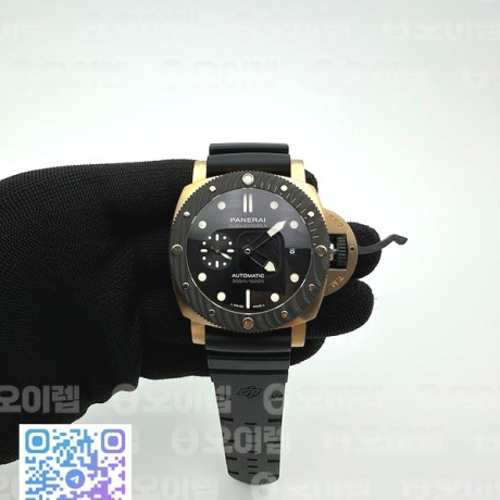 VS공장 파네라이 PAM1070 섭머저블 블랙다이얼 블랙러버스트랩 PAM1070 W VSF 1:1 Best Edition Black Dial on Black Rubber Strap P.900 Super Clone