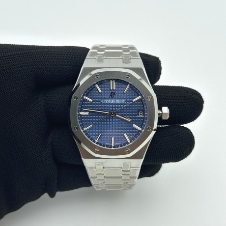 ZF공장 오데마피게 로얄오크 15500 블루다이얼 브레이슬릿 Royal Oak 41mm 15500 SS/SS Blue ZF V3 A4302