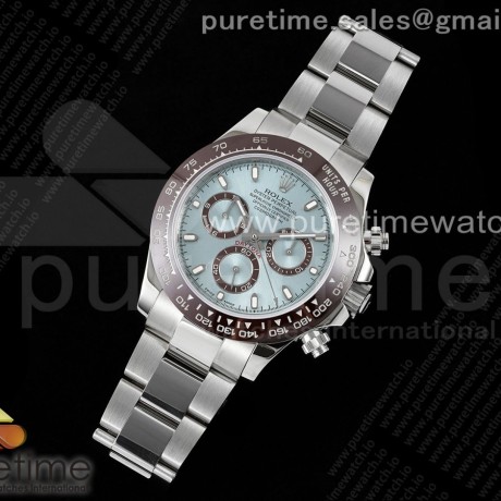 OM공장 롤렉스 세라믹 데이토나 아이스블루다이얼 브레이슬릿 Daytona 116506 SS OMF Best Edition Ice Blue Dial on SS Bracelet A7750