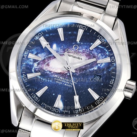 A8공장 오메가 아쿠아테라 150M 스틸 스페이스다이얼 브레이슬릿 Aqua Terra 150m SS/SS Space A8F A2813