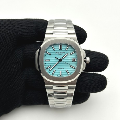 DD공장 파텍필립 노틸러스 5711 스틸 티파니블루다이얼 브레이슬릿 Nautilus 5711 DDF 1:1 Best Edition Tiffany Blue Dial on SS Bracelet DD330 Super Clone
