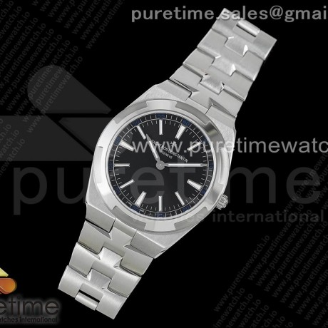 V8F공장 오버시즈 블랙다이얼 Overseas Ultra-Thin 2000V V8F Best Edition Black Dial on SS Bracelet A1120