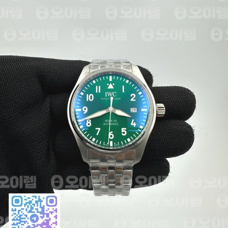 V7공장 IWC 파일럿 마크20 그린다이얼 브레이슬릿
