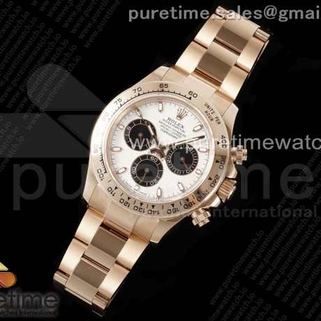 QF공장 롤렉스 스틸 데이토나 운석다이얼 로즈골드금통 브레이슬릿 Daytona 116505 QF 1:1 Best Edition Meteorite Dial on RG Bracelet SH4130 V3 (Gain Weight)