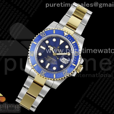 GM공장 롤렉스 서브마리너 청콤 3135 Submariner 116613 LB Blue Ceramic SS/YG 904L Steel GMF 1:1 Best Edition SA3135