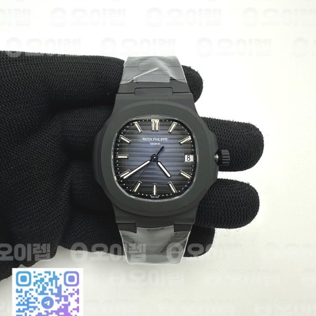 PP공장 파텍필립 노틸러스 DLC 블루다이얼 브레이슬릿 Nautilus Jumbo 5711 DLC/DLC Blue/Stk PPF Asia 324 PPF공장