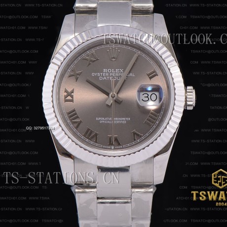 BP공장 데이저스트 36MM 그레이다이얼 브레이슬릿 Datejust 36mm BP High Grade Gray Dial SS Bracelet A2813