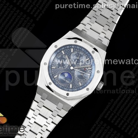 APS공장 오데마피게 로얄오크 컴플리케이션 스틸 블루다이얼 브레이슬릿 Royal Oak 41mm Complicated 26574 SS APSF1:1 Best Edition Blue Dial on SS Bracelet A5134