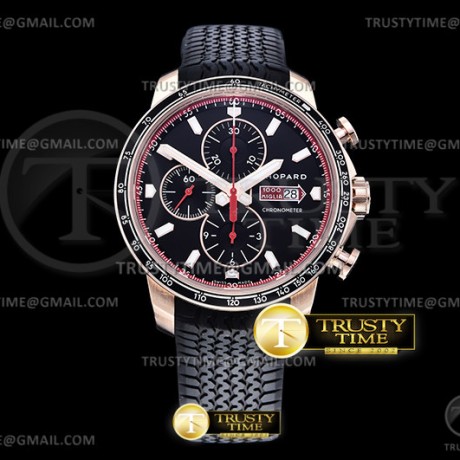 V7공장 밀레미글리아 블랙다이얼 러버 Mille Miglia 168571 RG/RU Black V7F A7750
