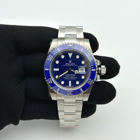 VS공장 롤렉스 서브마리너 40 블루다이얼 브레이슬릿 스머프 3135 Submariner 116619LB 904L SS/SS Blue VSF VS3135
