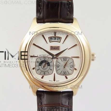 TW공장 피아제 블랙타이 로즈골드금장 화이트다이얼 가죽스트랩 BLACK-TIE RG WHITE DIAL ON BLACK LEATHER STRAP CAL.850P