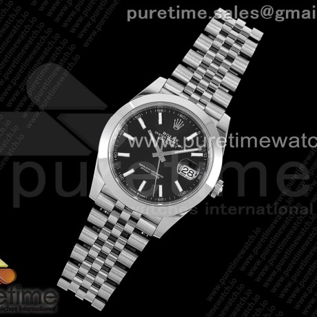 VS공장 롤렉스 데이저스트 41 스틸 블랙다이얼 돔베젤 쥬빌레브레이슬릿 DateJust 41 126330 904L SS VSF 1:1 Best Edition Black Dial on Jubilee Bracelet VS3235