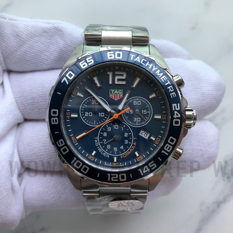 A8공장 태그호이어 포뮬러1 43MM  블루다이얼 쿼츠