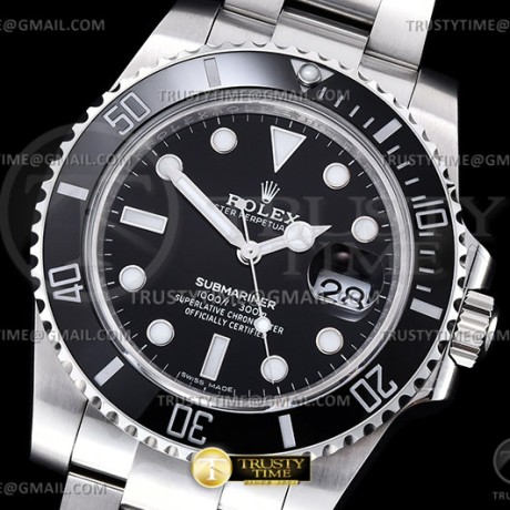 GM공장 V2 롤렉스 서브마리너 40 블랙데이트 브레이슬릿 Submariner 116610LN 904L SS/SS Blk GMF V2 VR3135