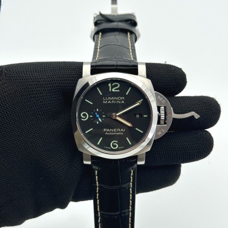 VS공장 파네라이 PAM1312 블랙다이얼 가죽스트랩 PAM1312 W VSF 1:1 Best Edition Black Dial on Black Leather Strap P.9010 Clone