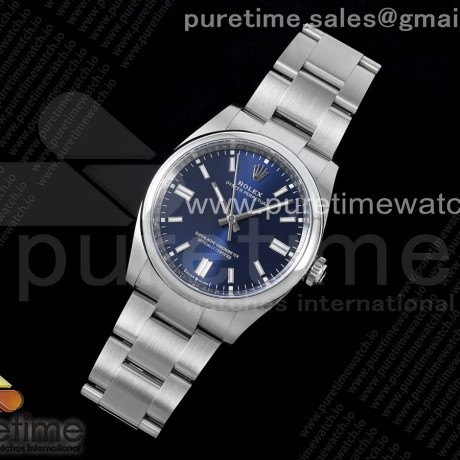 CLEAN공장 롤렉스 오이스터퍼페츄얼 36 블루다이얼 브레이슬릿 클린공장 Oyster Perpetual 126000 36mm Clean 1:1 Best Edition 904L Steel Deep Blue Dial VR3230