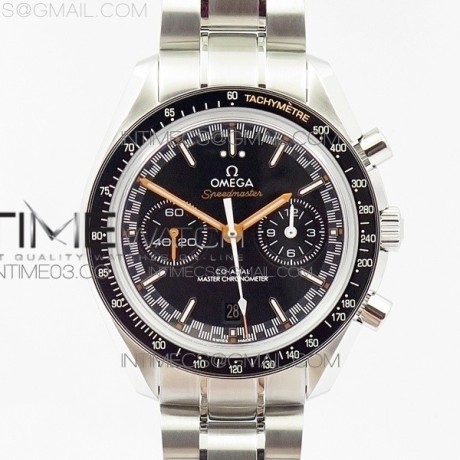 OM공장 오메가 스피드마스터 문워치 스틸 블랙다이얼 오렌지핸즈셋 브레이슬릿 SPEEDMASTER MOONWATCH SS BLACK DIAL ORANGE HANDSET ON SS BRACELET A9900