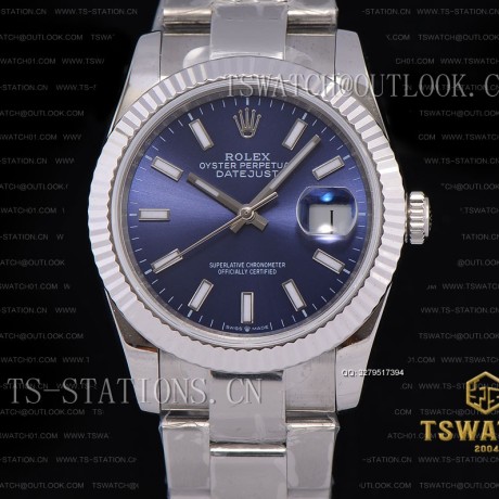 BP공장 데이저스트 36MM 블루다이얼 브레이슬릿 Datejust 36mm BP High Grade Blue Dial SS Bracelet A2813