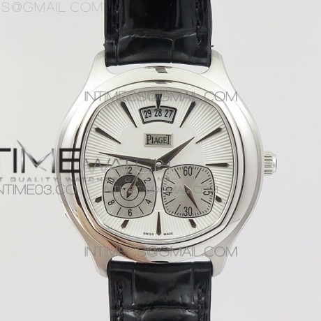 TW공장 피아제 블랙타이 스틸 화이트다이얼 가죽스트랩 BLACK-TIE SS WHITE DIAL ON BLACK LEATHER STRAP CAL.850P