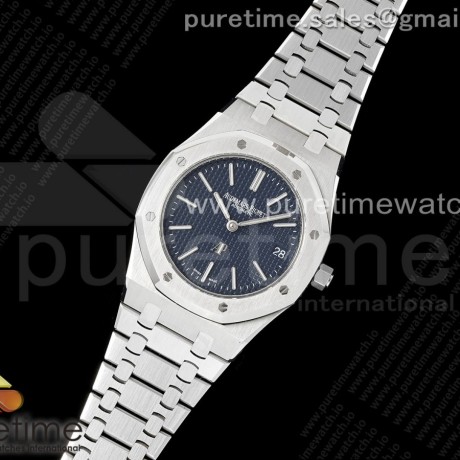 JJ공장 오데마피게 로얄오크 스틸 15202 블루다이얼 브레이슬릿 Royal Oak 39mm 15202 SS JJF 1:1 Best Edition Blue Textured Dial on SS Bracelet A2121