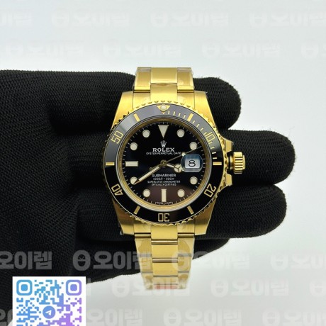 VS공장 롤렉스 서브마리너 흑금통 3135 Submariner 116618 LN Black Ceramic YG Plated 904L Steel VSF 1:1 Best Edition VS3135