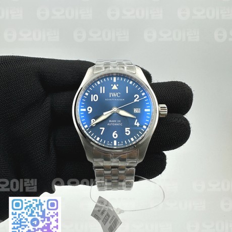 V7공장 IWC 파일럿 마크20 블루다이얼 브레이슬릿