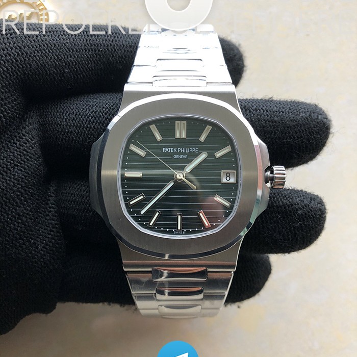PP공장 V4 파텍필립 노틸러스 5711/A 스틸 그린다이얼 324CS Nautilus 5711/1A PPF 1:1 Best Edition Green Textured Dial on SS Bracelet 324CS V4 PPF공장