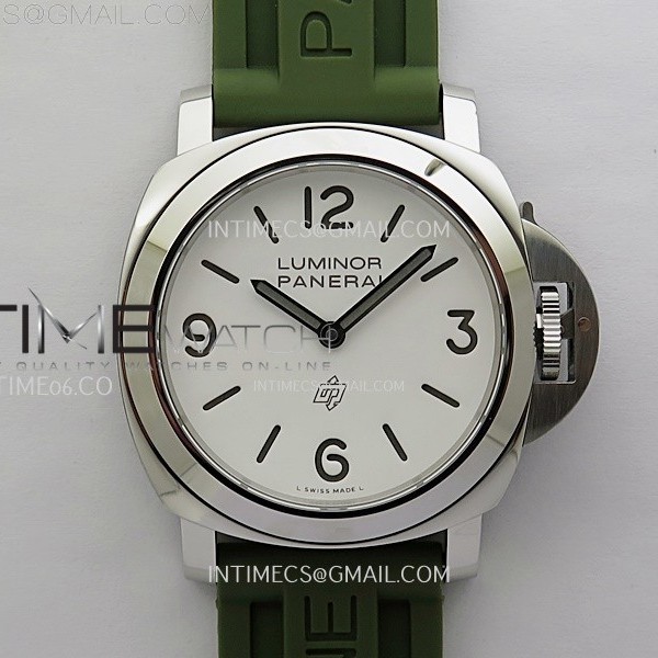 TT공장 파네라이 PAM1113 화이트다이얼 그린러버스트랩 PAM1113 W TTF 1:1 Best Edition White Dial on Green Rubber Strap A6497