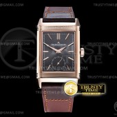 MG공장 예거 리베르소 로즈골드금통 듀오페이스 가죽스트랩 Reverso Tribute Small Seconds RG/LE Grey MGF A854A