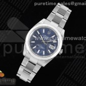 WF공장 롤렉스 데이저스트 41 스틸 블루다이얼 플루티드베젤 오이스터브레이슬릿 DateJust 41 126334 WF 1:1 Best Edition 904L Steel Blue Stick Dial on Oyster Bracelet VR3235