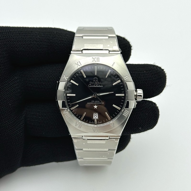 ASW공장 오메가 컨스텔레이션 39 스틸 블랙다이얼 브레이슬릿 Constellation 39mm SS ASWF 1:1 Best Edition Black Dial on SS Bracelet A8800