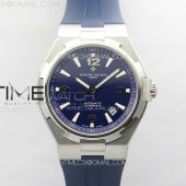 PP공장 바쉐론 콘스탄틴 오버시즈 47040 블루다이얼 러버스트랩 Overseas 47040 SS PPF 1:1 Best Edition Blue dial on Blue Rubber Strap A1226 PPF공장