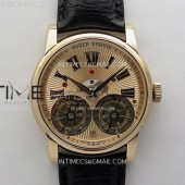 YS공장 로져드뷔 오마주 로즈골드금통 골드다이얼 블랙스트랩 더블 투어빌론 Hommage RG YSF Rose Gold Dial On Black Croco Leather Strap Double Tourbillon