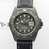 DIW공장 롤렉스 씨드웰러 카본다이얼 블랙나일론스트랩 Sea Dweller 43mm Carbon 'IRBIS' DIWF Best Edition Carbon Dial on Black Nylon Strap A2824