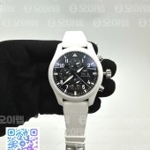 TW공장 IWC 파일럿 크로노그래프 탑건 레이크타호 블랙다이얼 나일론스트랩 Pilot Chrono Lake Tahoe CER/RU Black TWF A7750