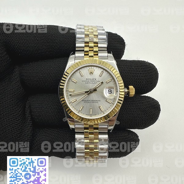 BP 롤렉스 데이저스트 31 옐로우골드콤비 실버다이얼 2813 Datejust 31mm 278273 SS/YG BP Best Edition Silver Stick Markers Dial on SS/YG Jubilee Bracelet