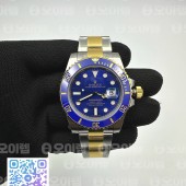 VS공장 롤렉스 서브마리너 옐로우골드콤비 청콤 브레이슬릿 3135 Submariner 116613LB Blue Ceramic 904L Steel/YG VSF 1:1 Best Edition Blue Dial VS3135