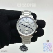 ZF공장(AF) IWC 포르투기저 화이트다이얼 브레이슬릿 Portuguese IW371617 ZF 1:1 Best Edition SS White Dial Blue Markers on SS Bracelet A96355