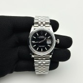 BP공장 롤렉스 데이저스트 36 스틸 블랙다이얼 플루티드베젤 쥬빌레브레이슬릿 3235 DateJust 36mm 126234 904L Steel New Version Black Dial on Jubilee Bracelet