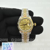 GM공장 롤렉스 레이디 데이저스트 28 샴페인다이얼 다이아몬드인덱스 주빌레브레이슬릿 DJ Ladies 28mm Jub Flt 904L YG/SS Gold/Dia GMF A2671