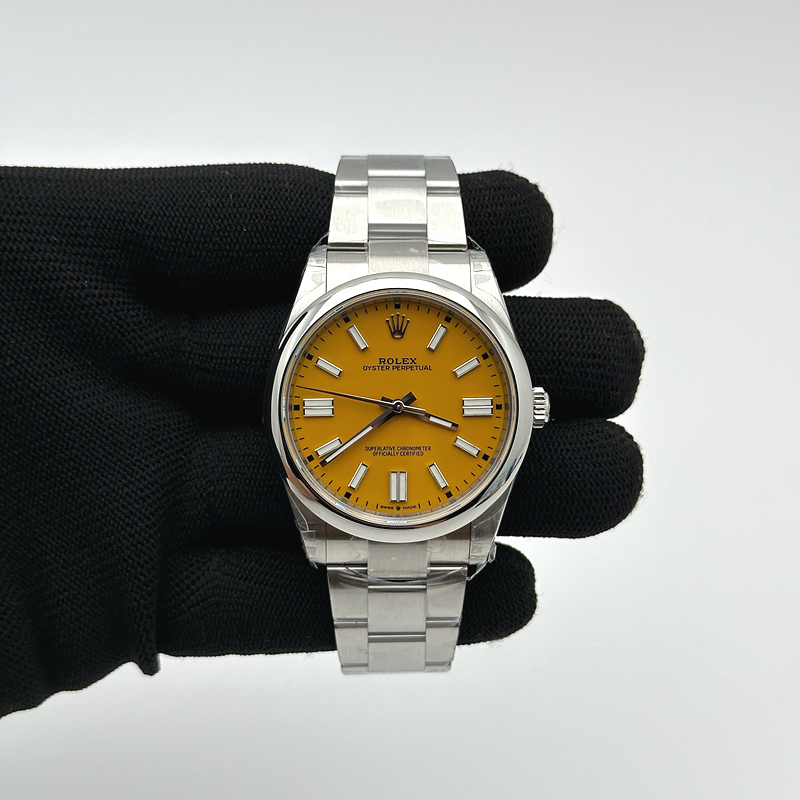 국내배송!! VS공장 롤렉스 오이스터퍼페츄얼 41 옐로우다이얼 브레이슬릿 (고유번호 S06)
