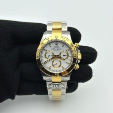 국내배송!! CLEAN공장 롤렉스 데이토나 옐로우골드콤비 화이트다이얼 브레이슬릿 클린 (고유번호 C41)