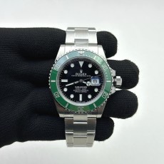 국내배송!! VS공장 롤렉스 서브마리너 41 스타벅스 그린 스틸 브레이슬릿 (고유번호 0s147)