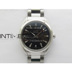 [2025.12UP] N1공장 오메가 씨마스터 아쿠아테라 150m 블랙다이얼 브레이슬릿 Aqua Terra 150M Master Chronometers N1F Best Edition Black Textured Dial on SS Bracelet A8900