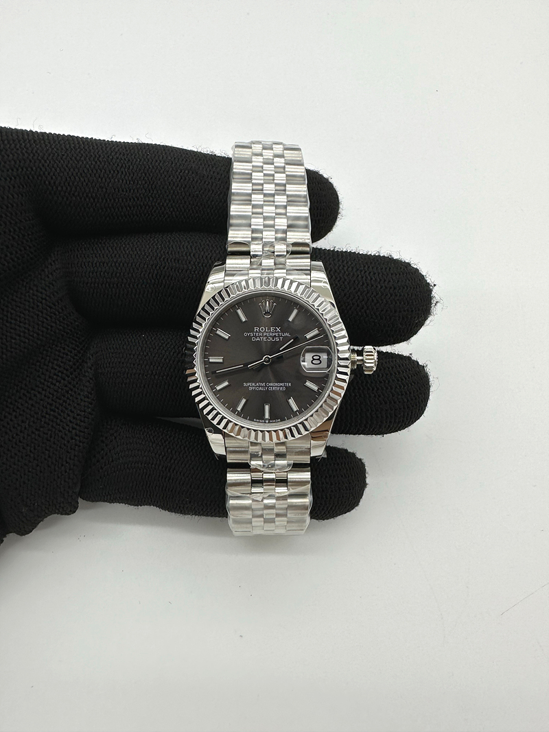 국내배송!! BP공장 롤렉스 레이디 데이저스트 31 스틸 그레이다이얼 바인덱스 플루티드베젤 쥬빌레브레이슬릿 (고유번호 BP1)