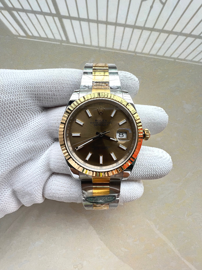 국내배송!! Clean공장 롤렉스 데이저스트 41 옐로우콤비 샴페인다이얼 플루티드베젤 오이스터브레이슬릿 (고유번호 WC31)