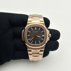 DD공장 파텍필립 노틸러스 5711 로즈골드금통 브라운다이얼 브레이슬릿 텅스텐 Nautilus 5711 Gain Weight DDF 1:1 Best Edition Brown Textured Dial On RG Bracelet Super Clone DD324