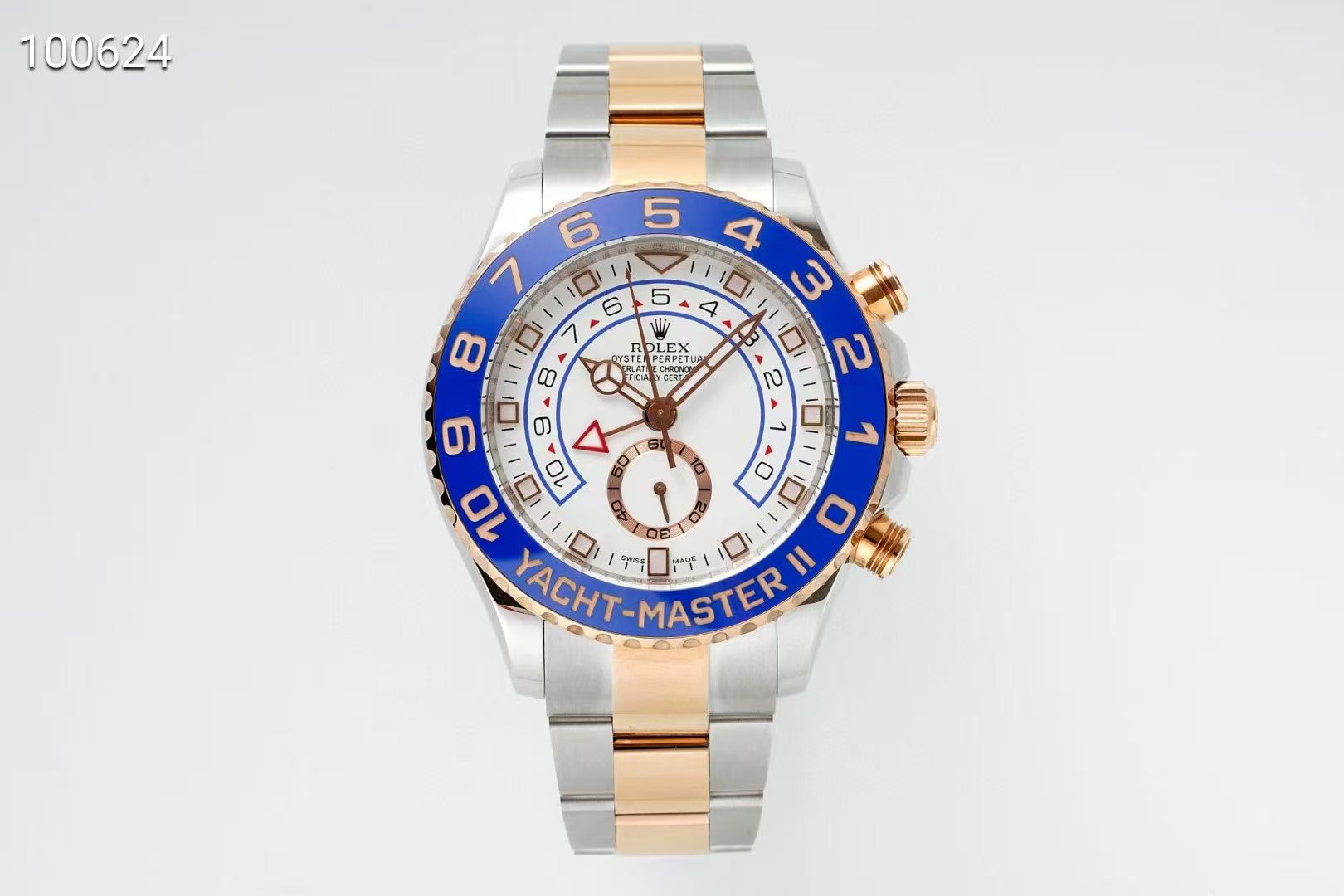 KF공장 롤렉스 요트마스터2 로즈골드콤비 화이트다이얼 브레이슬릿 YachtMaster II 116681 SS/RG KF 1:1 Best Edition White Dial on SS/RG Bracelet A7750