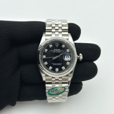 국내배송!! Clean공장 롤렉스 데이저스트 36 스틸 블랙다이얼 텐포인트인덱스 플루티드베젤 쥬빌레브레이슬릿 (고유번호 c20)